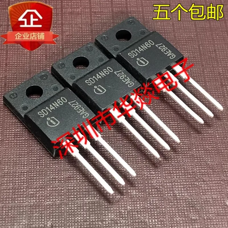 5PCS/  SD14N60  TO-220F 600V 14A  Brand New In Stock, Can Be Purchased Directly From Shenzhen Huayi Electronics