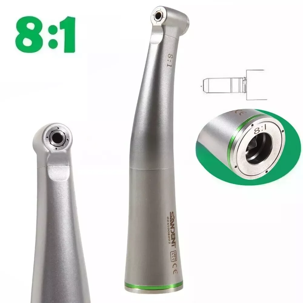 Dental Endo Handpiece 8:1 Low Speed Contra Angle Endodontic Mini Head fit Densply Sirona Rotary File