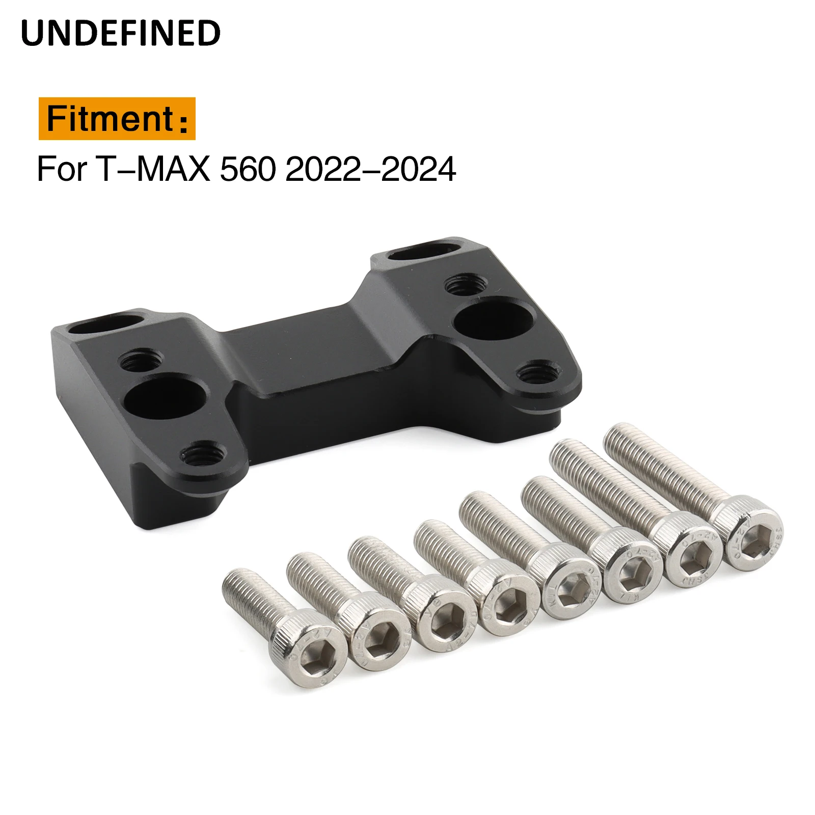 لياماها TMAX560 T-MAX560 T-max TMAX 560 المقود الناهض 2022-2024 دراجة نارية CNC مقود Raiser تمديد جبل المشبك محول