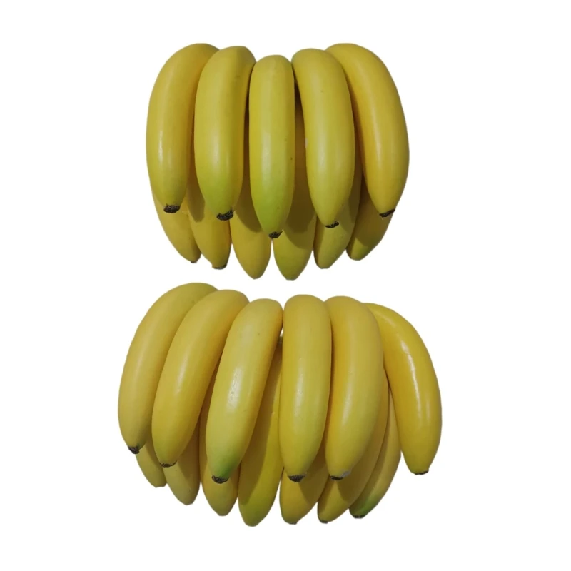 

Simulation Artificial Fruit Banana Bunch for Restaurant Hotel Home Wedding Decors Drop shipping