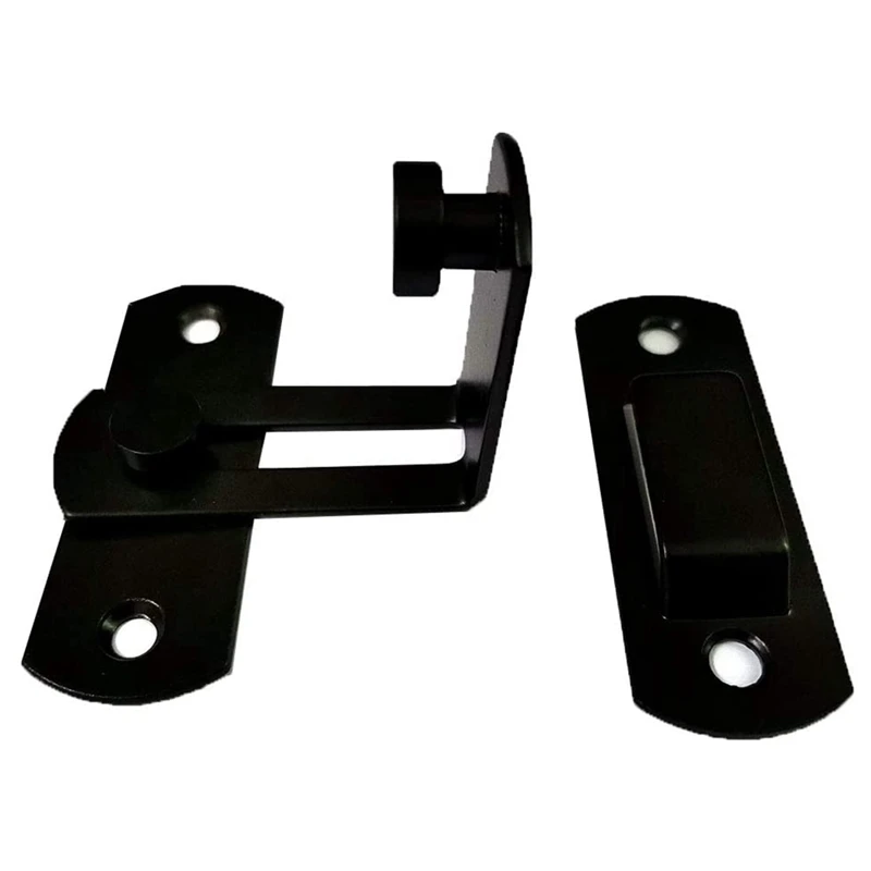 الفولاذ المقاوم للصدأ الزاوية اليمنى قفل الباب ، انزلاق الباب مزلاج ، باب الحظيرة ، قفل الزاوية اليمنى ، صفقات علوية ، 90 درجة