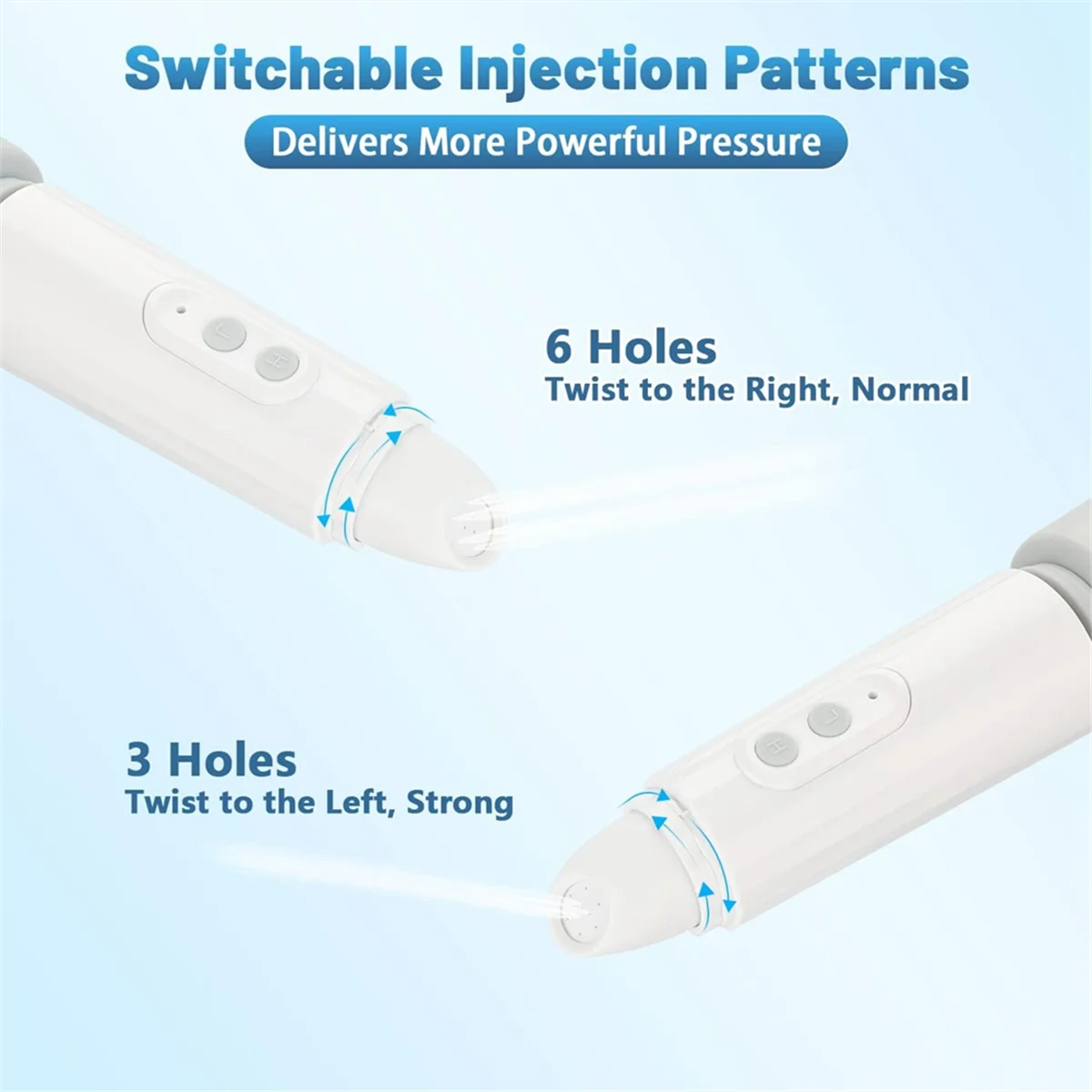 AT77 Portable Bidet, Travel Bidet, Rechargeable Portable Bidet, Mini Handheld Portable Bidet Sprayer with Travel Bag White