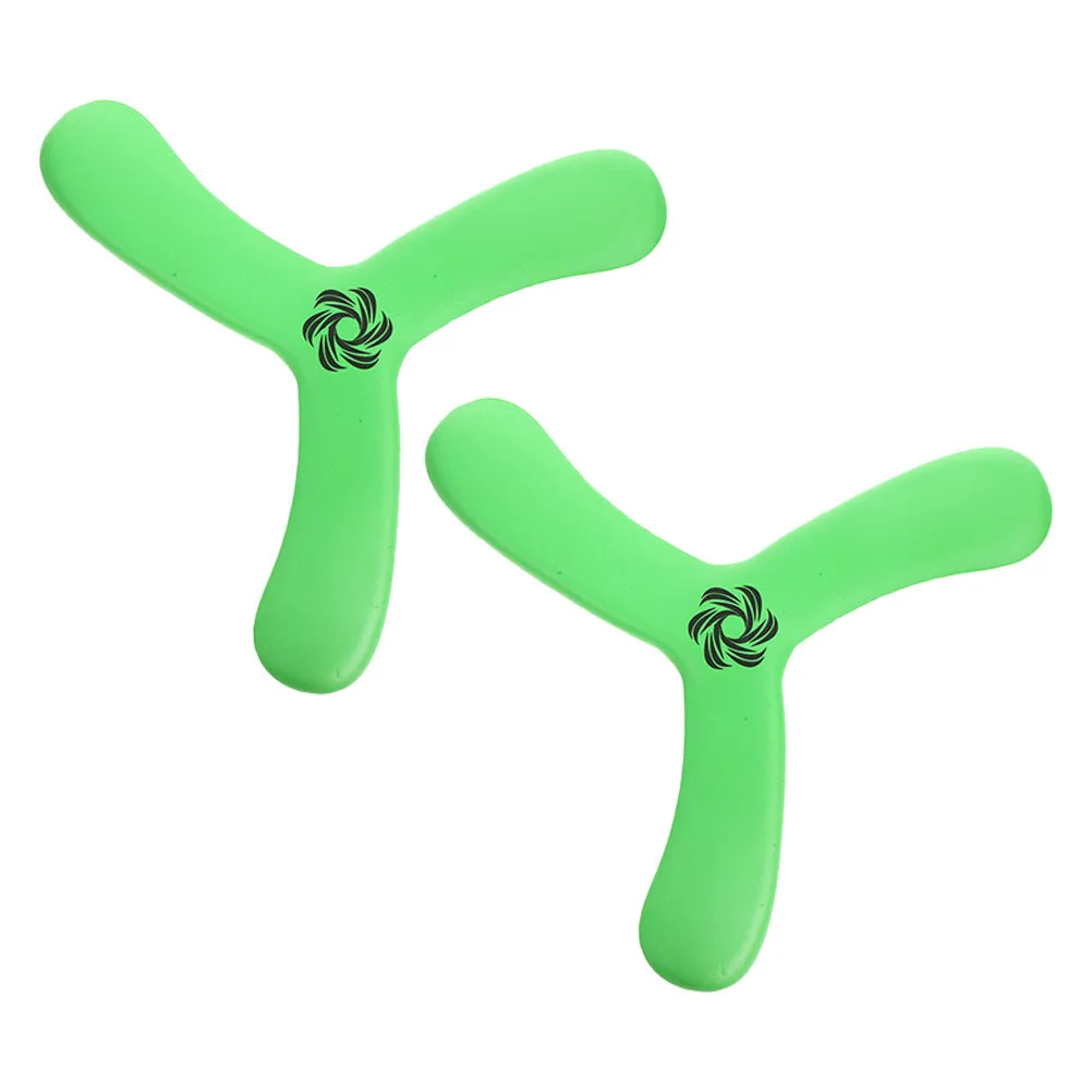 2-teiliges Bumerang Boomarang interaktives fliegendes Spielzeug im Freien, lässig, für Kinder, Sportspielzeug, Eva-Kind