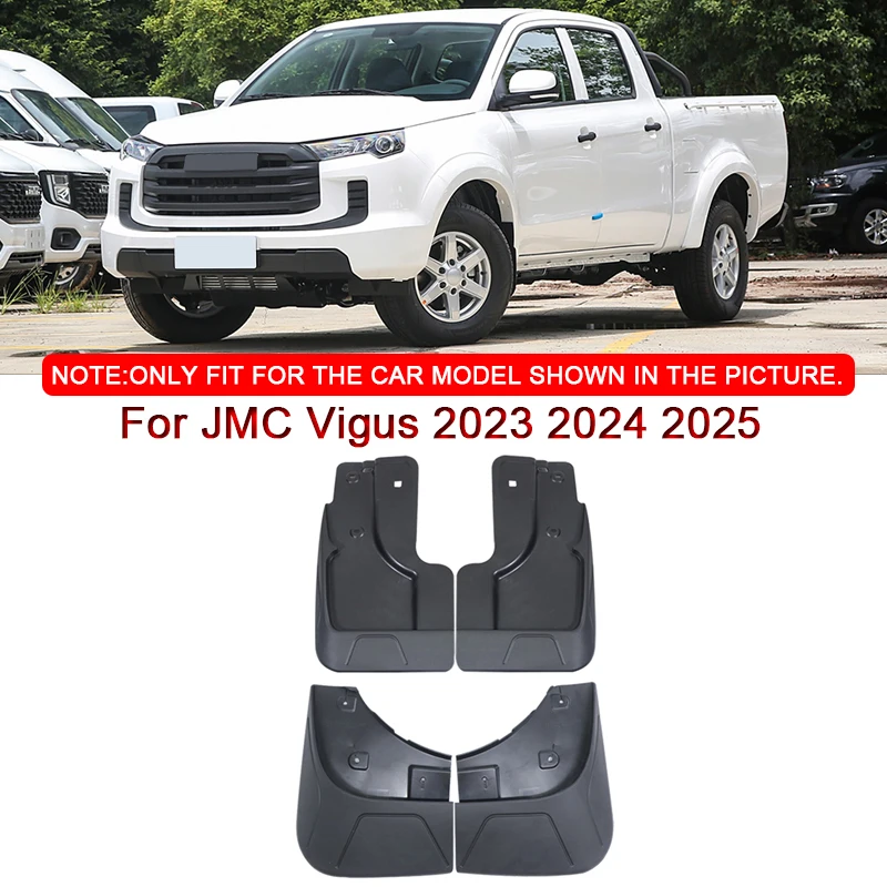 

For JMC Vigus 2023 2024 2025 Car Styling ABS Car Mud Flaps Splash Guard Mudguards MudFlaps Front Rear Fender Auto Accessories