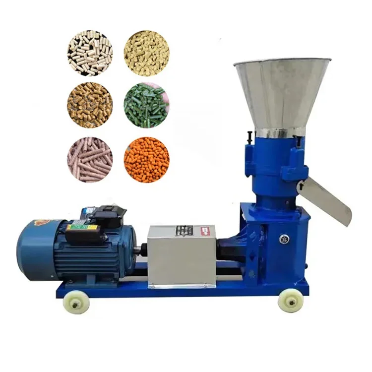 Poultry Chicken Pig Goat Cattle Pelletizer Animal Feed Maker Model 125 Animal Feed Pelletizer