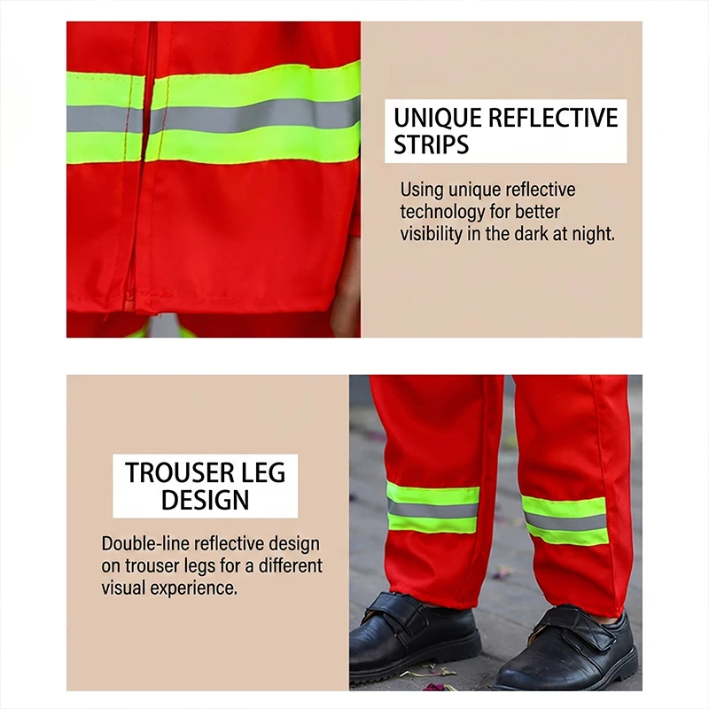 Kids Firefighter Costume Halloween Cosplay Uniform Toys Children Firemen Role Play Work Clothing Suit Boy Girl Performance Party