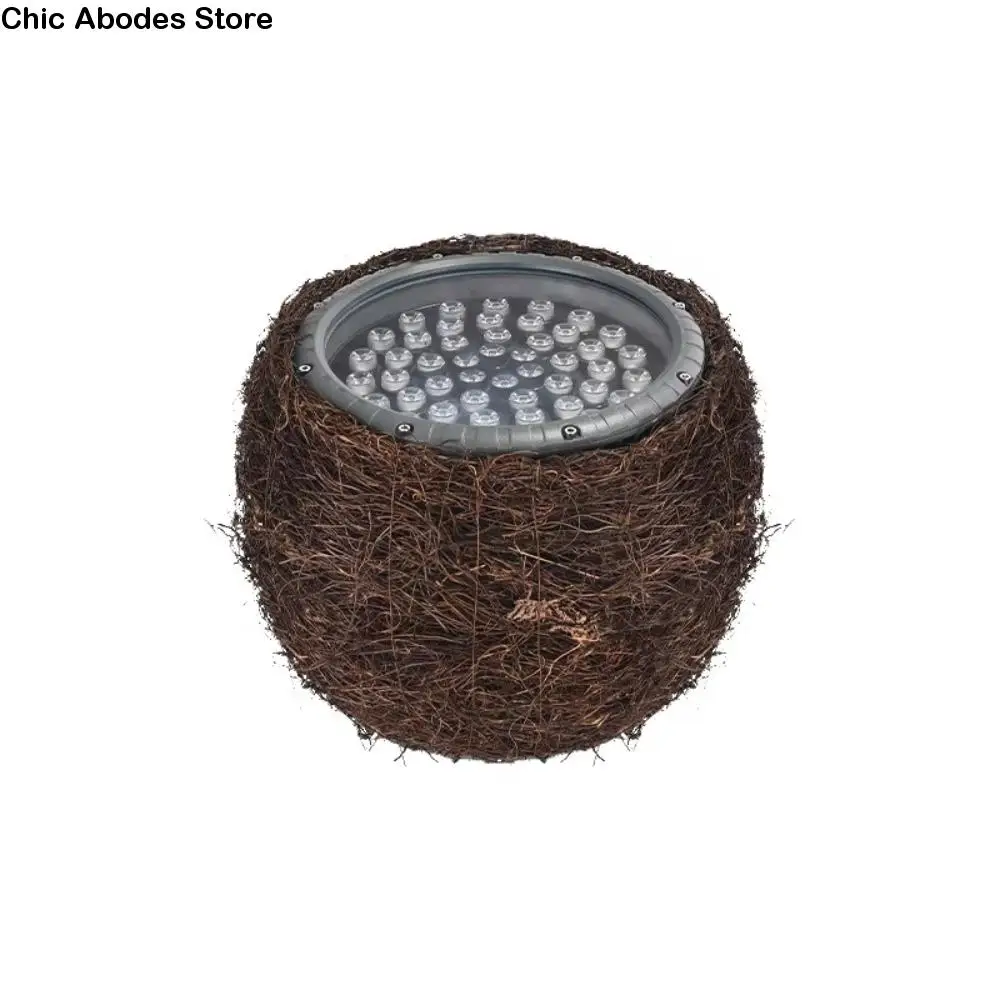 

Colorful LED Bird's Nest Lamp Emitting Diode 110W 220V Landscape Tree Lamp Nest Trunk Waterproof Artificial Bird Light Trees