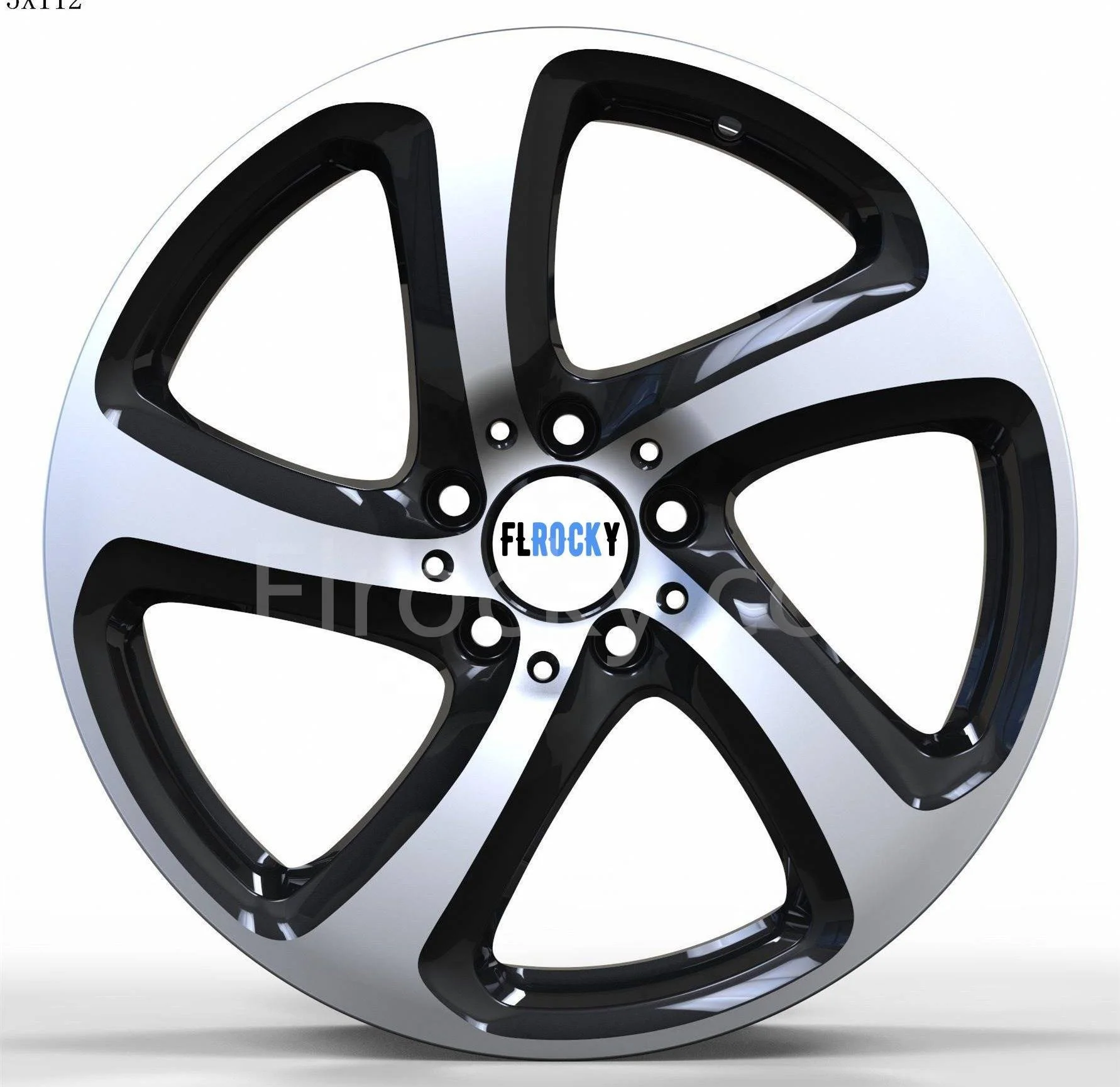 Flrocky 18 Inch Alloy Wheels 5x112 Mm Aluminium Alloy Car Wheels Rim Multi Spoke Passenger Car Wheels