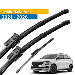 Erick's Wiper LHD Front & Rear Wiper Blades Set For Škoda Karoq 2021 - 2026 Windshield Windscreen Window Brushes 26