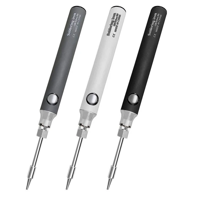 Mikro lutownica 5V USB Akumulator Bezprzewodowa lutownica Przenośna spawarka elektryczna Pióro lutownicze
