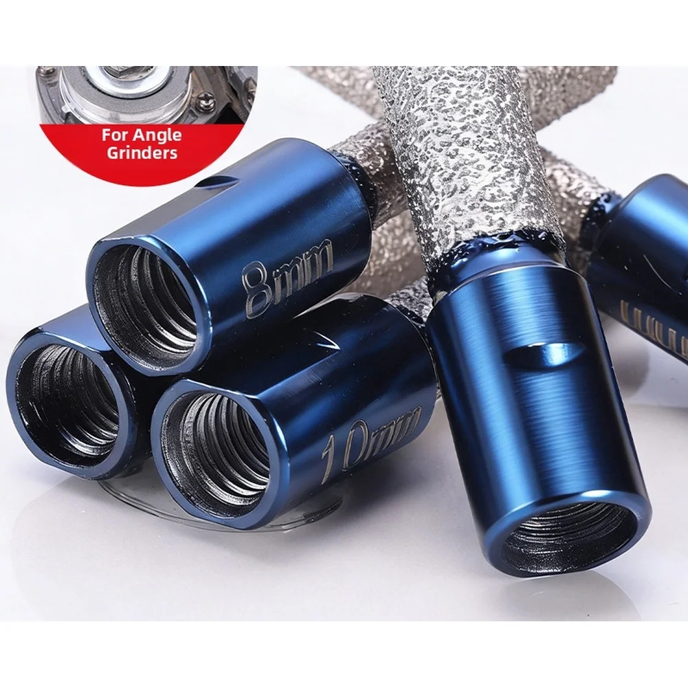 Long Lasting Dry Diamond Core Bit with M10 Thread for Hole Cutting in Tile Marble Quartz Glass by Angle Grinder