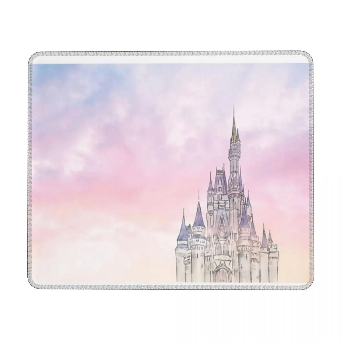 

Watercolor Castle And Sky Mouse Pad Desk Protector Gamer Keyboard Pc Mouse Pad Extended Mice Keyboards Computer