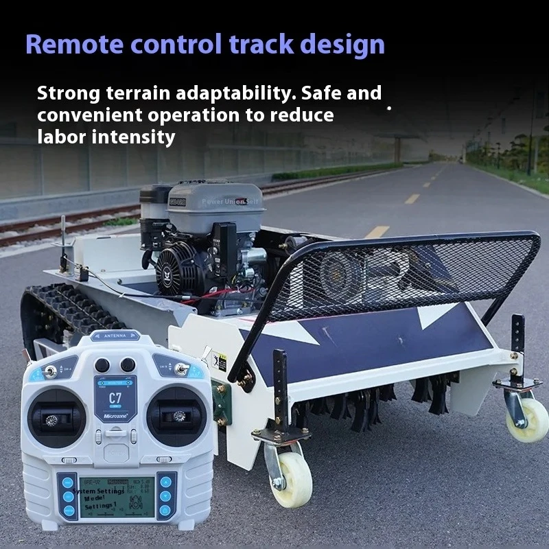 Factory direct high-power 196cc 4-stroke 24V electric grass trimmer/intelligent remote control all-terrain trimmer