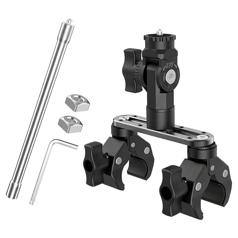 Stylish-For Action Camera Mount Clamp Bicycle Motorcycle 360 Degree Rotatable Off Road For DJI Osmo 360 X5