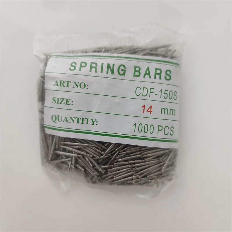 1000Pcs Spring Bar Pins Universal Diameter 1.5mm Stainless Steel Watch Band Link Pins Watch Accessories watch straps adapter