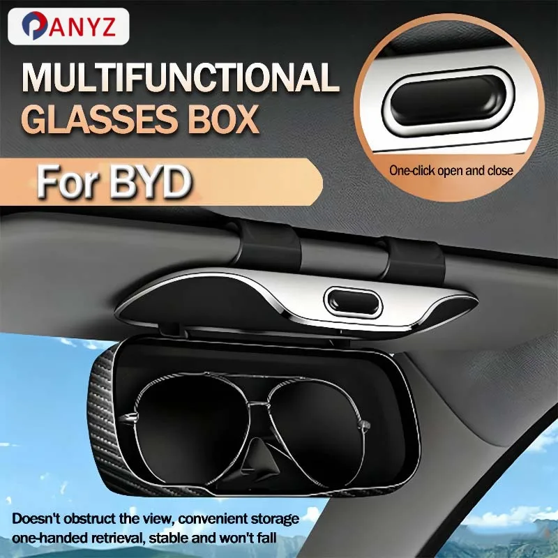Чехол для автомобильных очков, 1 шт., защита от царапин и пыли, безопасная ручка с слотом для карт для BYD Tang Song Han Yuan Qin, морской лев, чайка