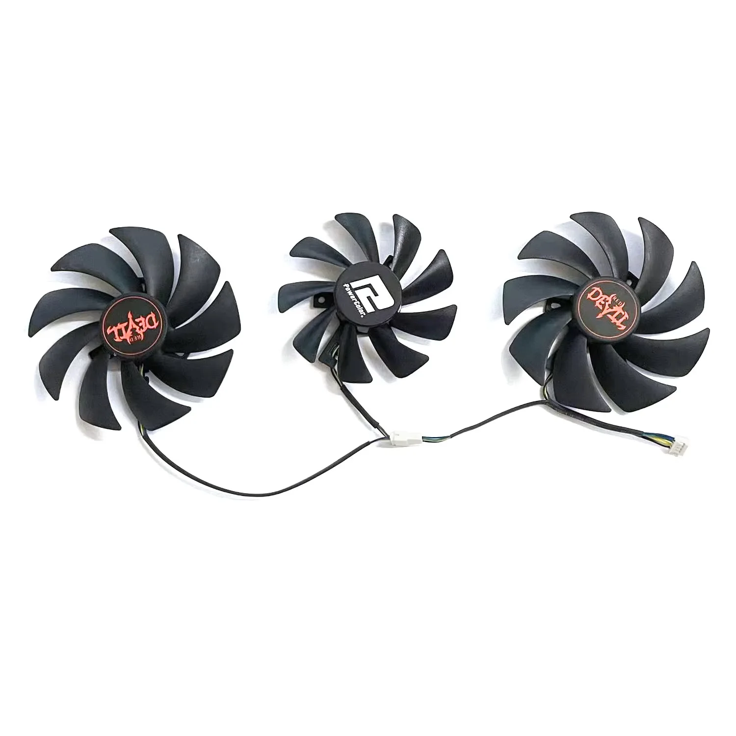 For Powercolor Rx 6700xt 6800 Xt 6900xt Rode Dragon Grafische Kaart Fan FD8015U12D 4PIN GPU FAN