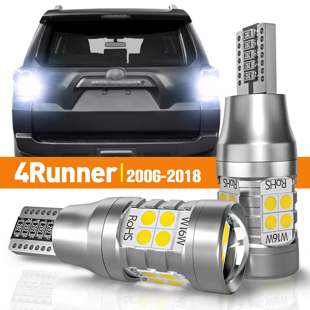 2pcs LED Reverse Light For Toyota 4Runner 2006-2018 2007 2008 2009 2010 2011 2012 2013 2014 2015 2016 Accessories Canbus Lamp