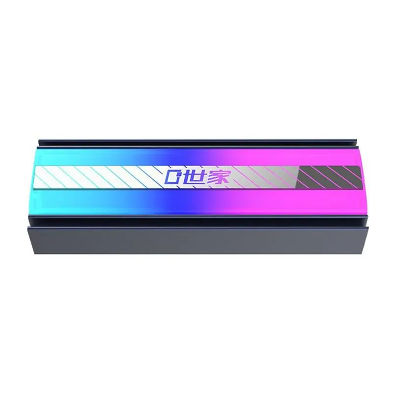 

Teucer M.2 2280 NVME SSD Heatsink M2 Radiator 5V 3Pin ARGB Aluminum Alloy Solid State Drive Cooler