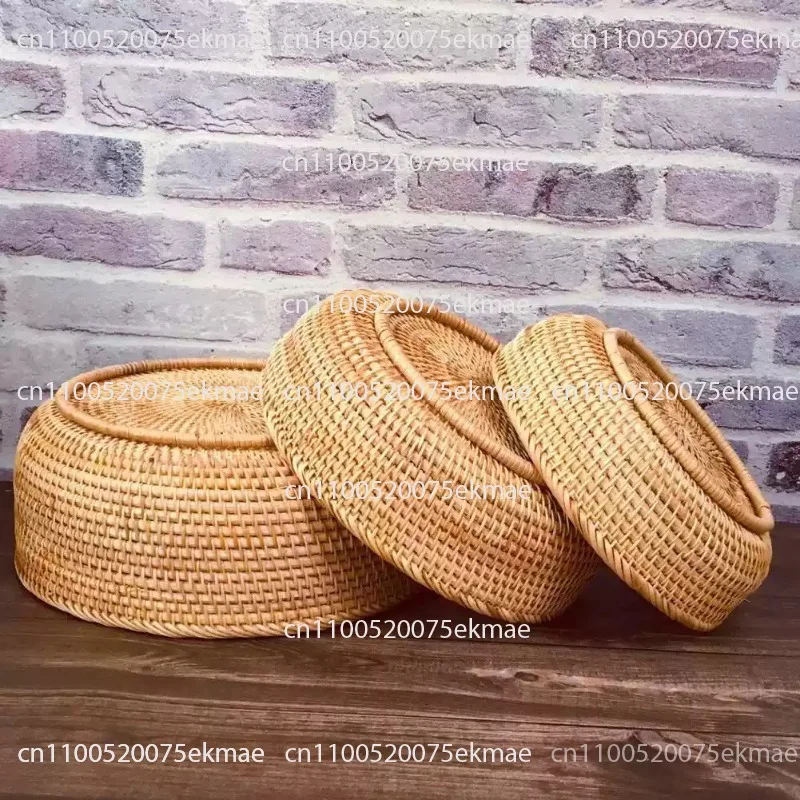 Storage Basket, Fruit Basket, Tray; Willow-woven Basket, Candy Storage   Round Fruit