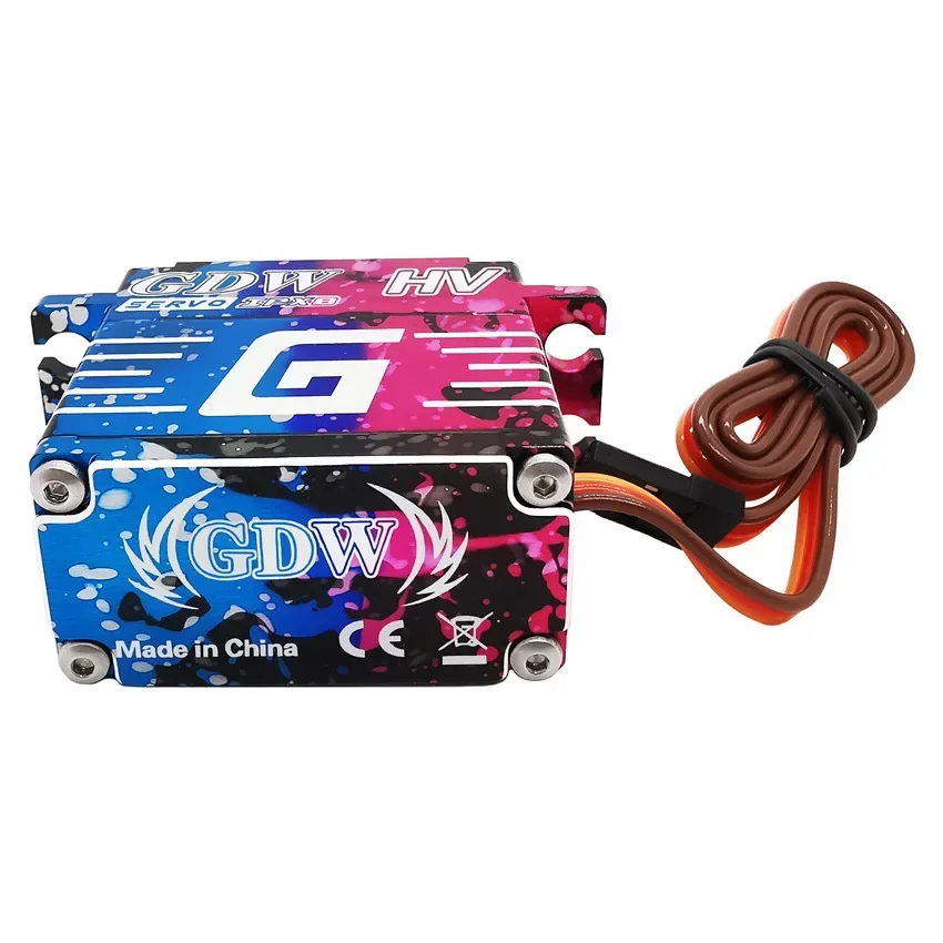 Servo digital ipx896hv, 43kg, 0.09sec, gdw, engrenagem de aço, sem escova, à prova d'água, para robô subaquático, 1:8, 1:10, carro crawler rc, trx4, trx6