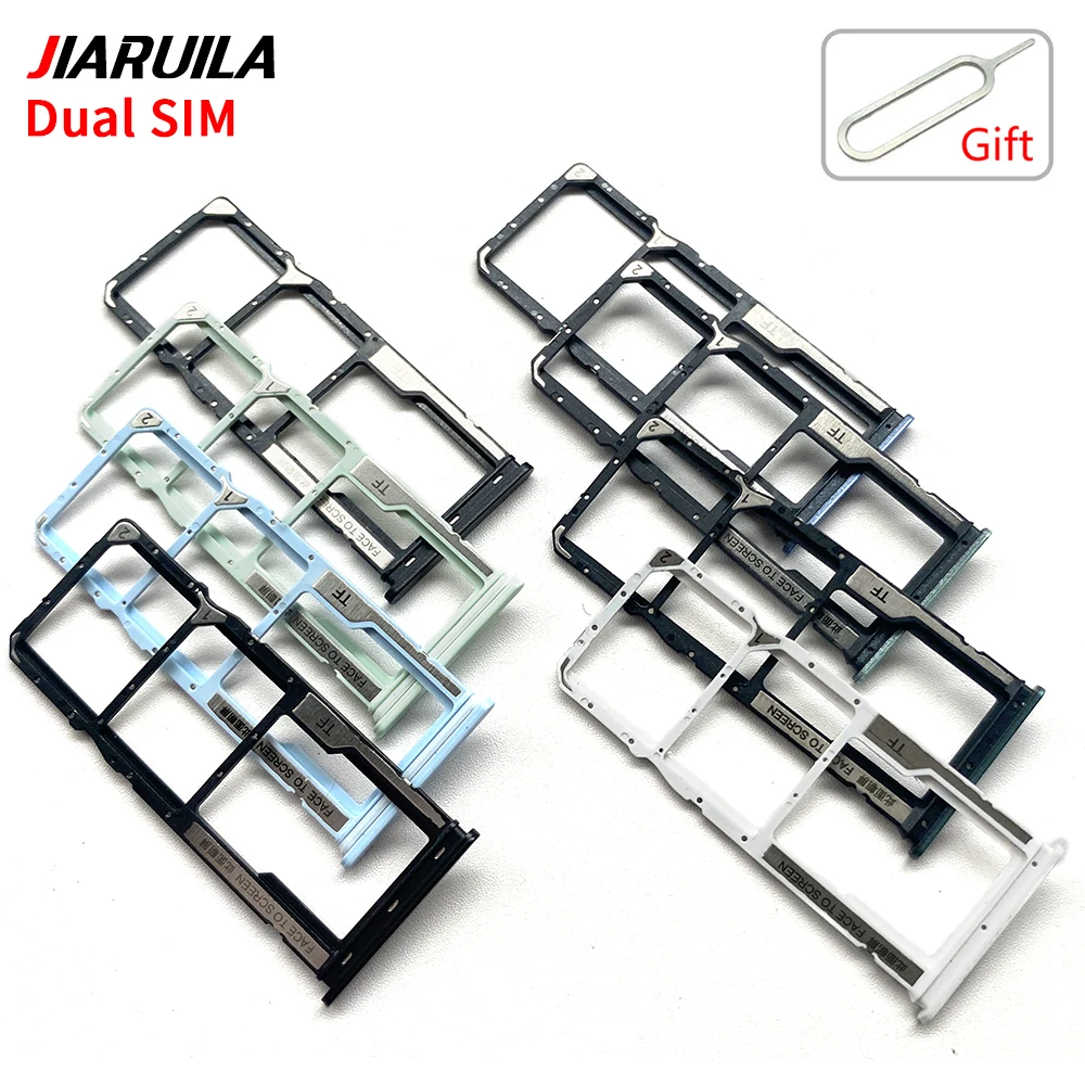 50Pcs，NEW SIM Card Holder Tray Chip Slot Drawer Holder Adapter Socket For Xiaomi Redmi A1 A2 Plus A3 (Dual Card )