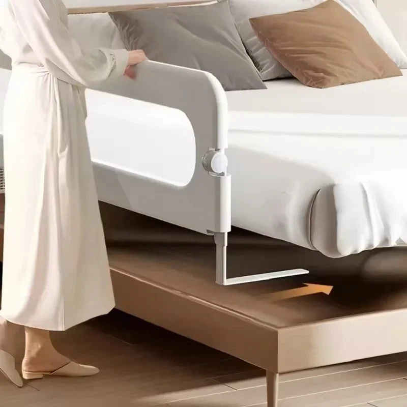 

Bed Guardrail Anti Fall Baby Safety Bed Barrier Portable Crib Cover Adjustable Bed Rail Guard Bedroom Crib Bumpers