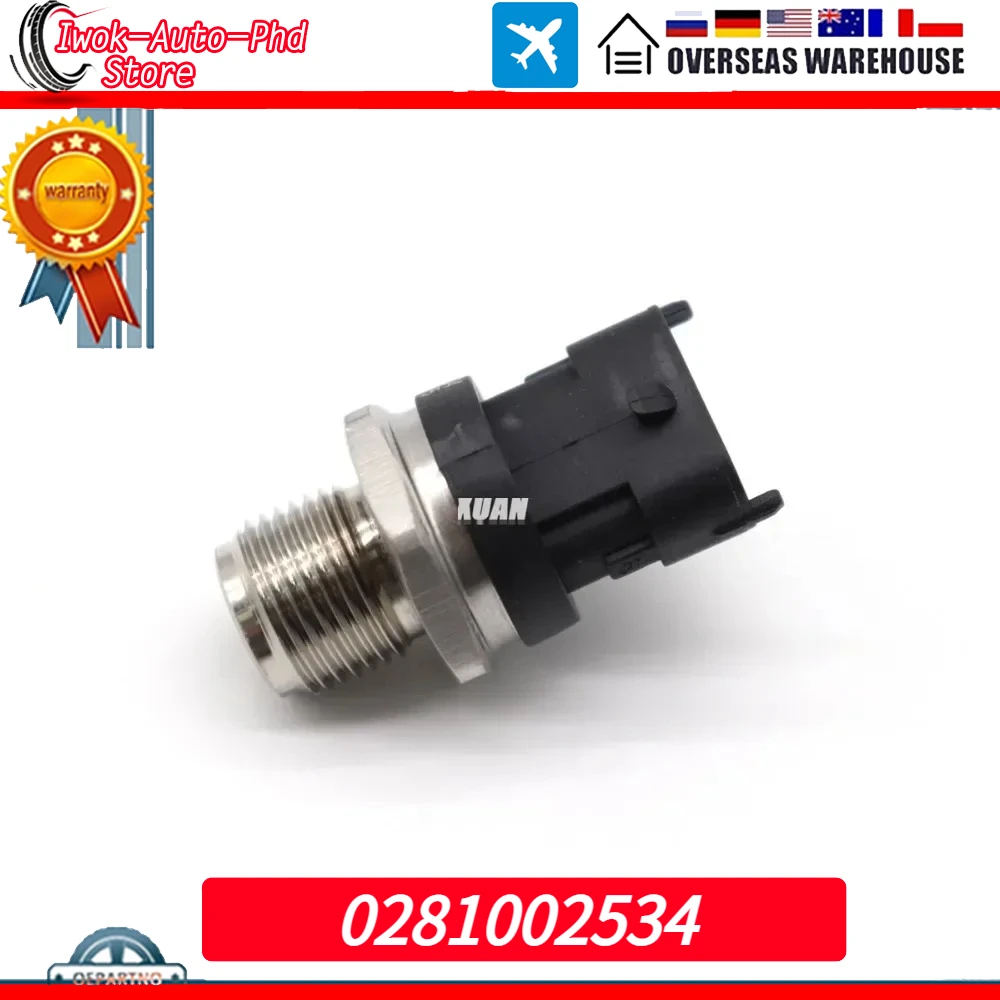 For OPEL VAUXHALL SIGNUM ASTRA ANTARA CORSA VECTRA ZAFIRA MERIVA New Car Fuel Rail Pressure Regulator Sensor Valve 0281002534 