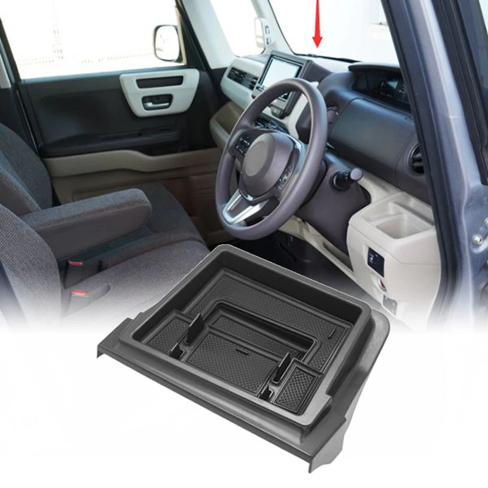 

Для Honda N-BOX NBOX автомобильный ящик для хранения приборной панели органайзер навигационный экран задние тканевые очки для хранения ключей