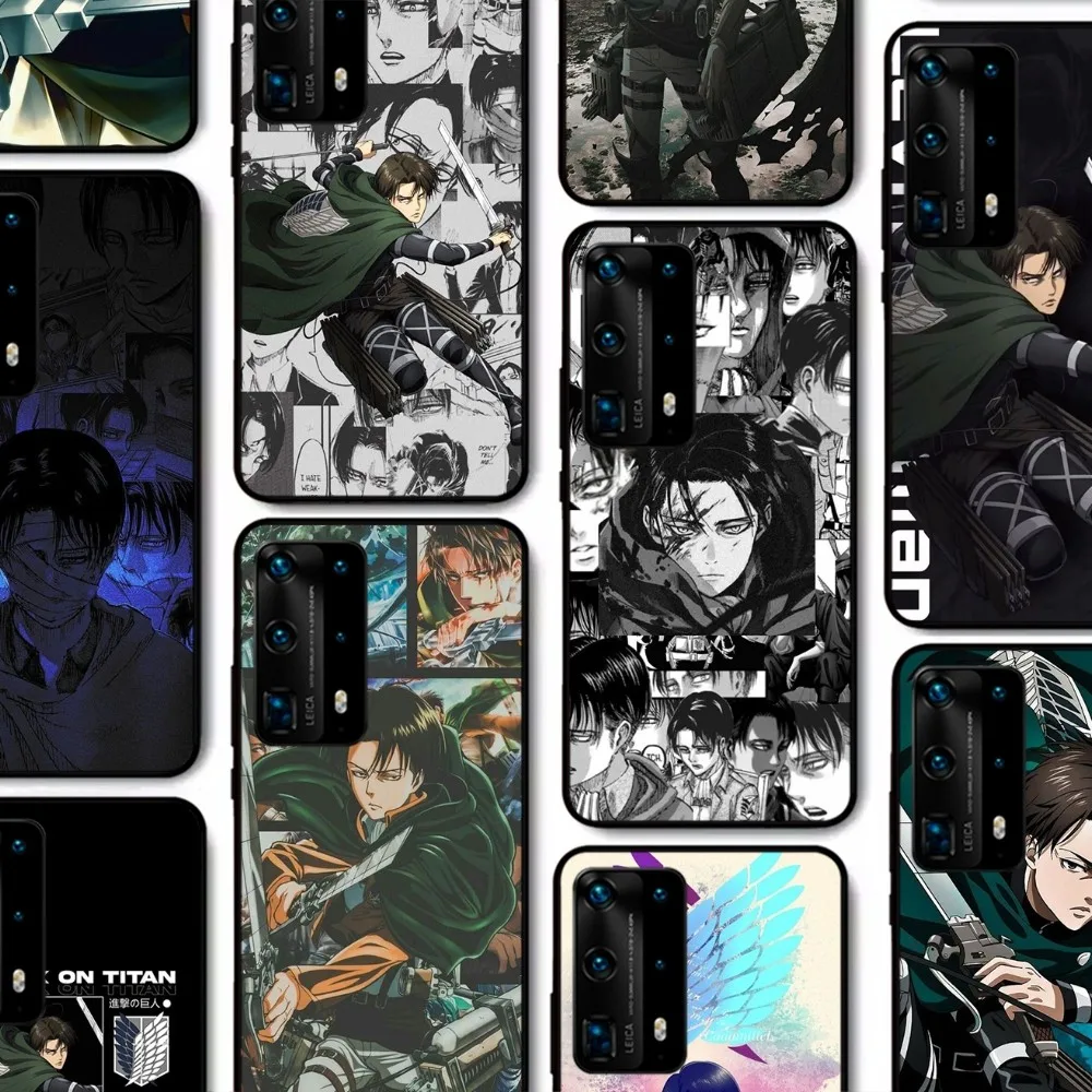 

Anime L-LEVI A-ACKERMAN Phone Case For Huawei P 8 9 10 20 30 40 50 Pro Lite Psmart Honor 10 lite 70 Mate 20lite