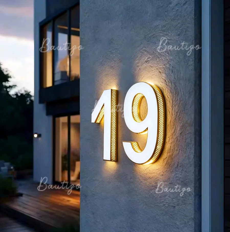 

Вывеска на заказ с логотипом 3D светодиодная боковая перфорированная для наружного номера дома, двери, входа в переднюю часть магазина, вывеска с боковой подсветкой, номерной знак