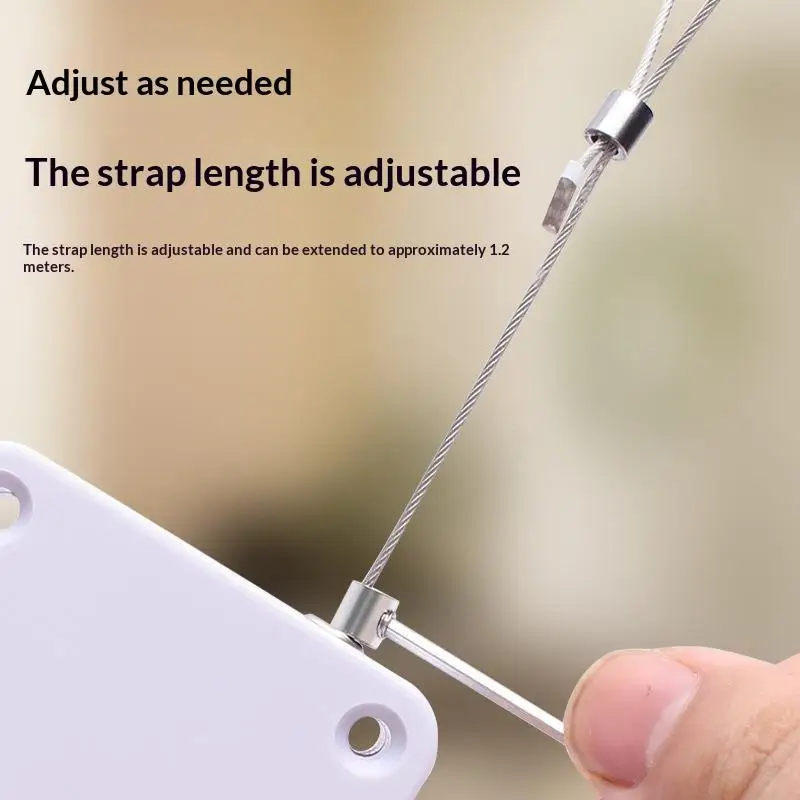 Auto Sensor Sliding Door Closer Bold Drawstring No Punch Telescopic Black White Easy Setup for Rental House Use