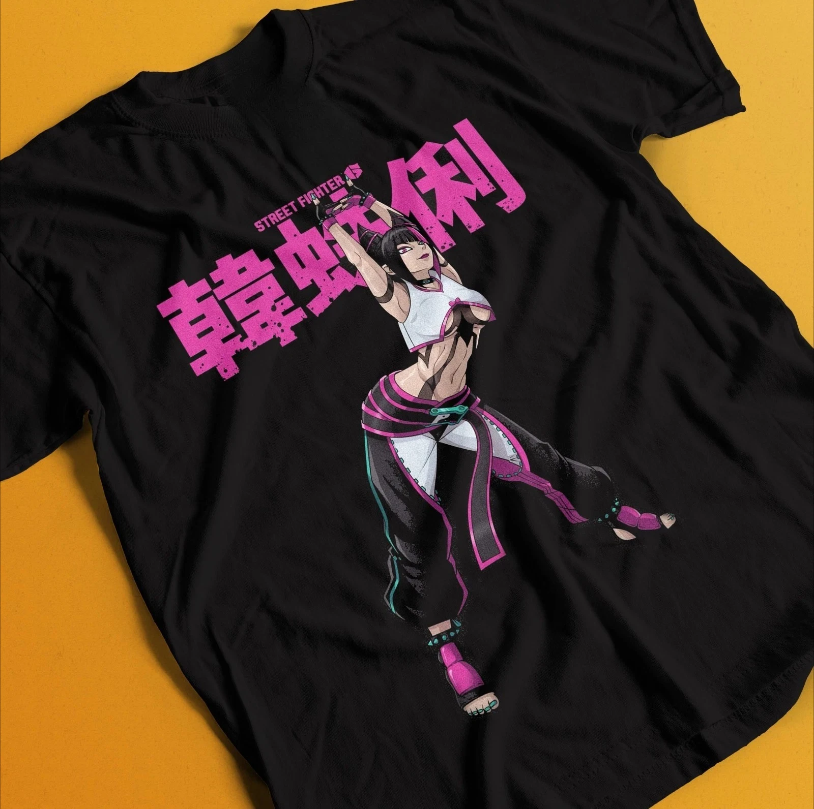 Camiseta Juri Han, Chun Li, Street Fighter, Cammy, Ken, Anime, Regalo Unisex, Camiseta de Anime, Oferta de Año Nuevo 2026