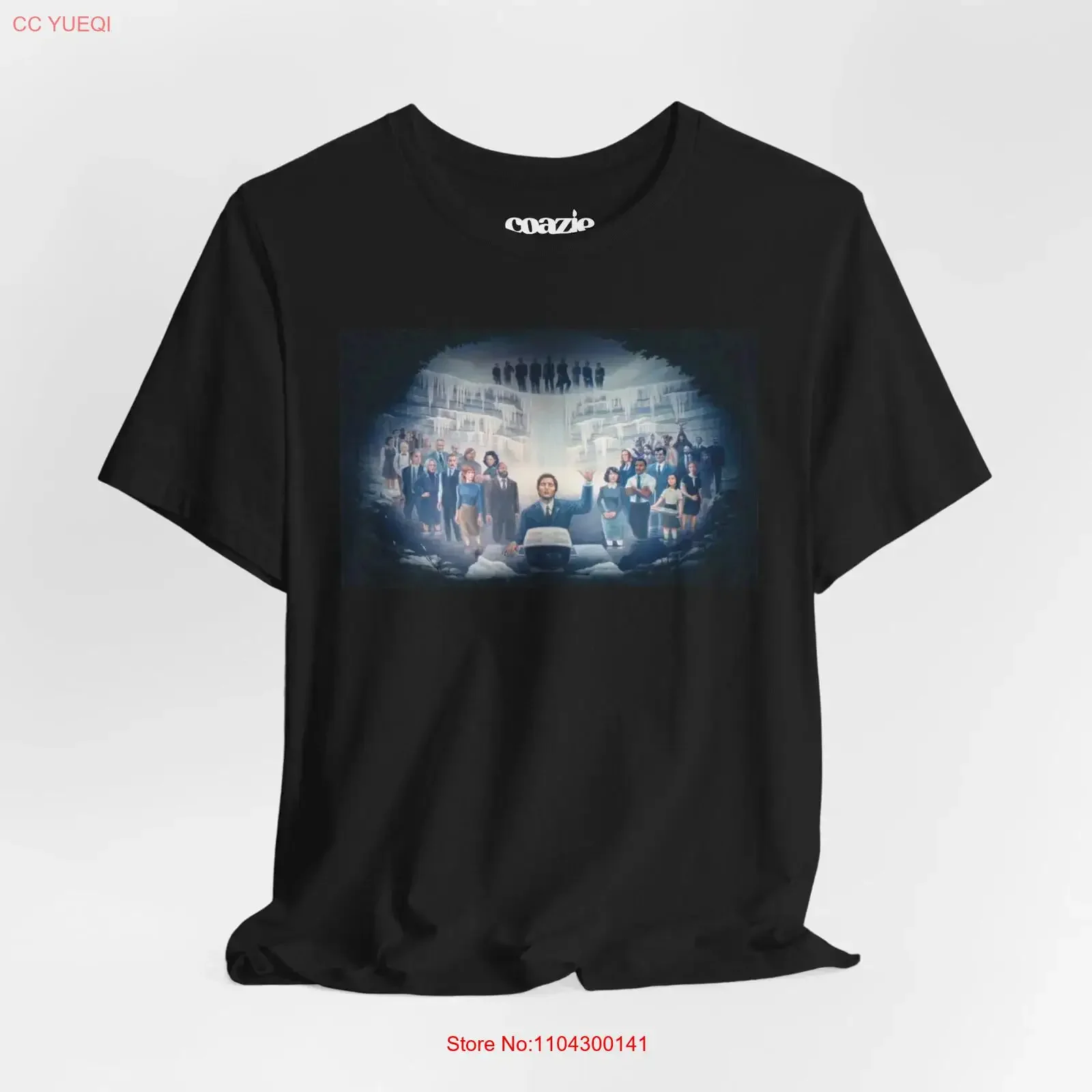 Severance ArT T Shirt  Fantasy Theme Top Casual Wear for Fans Adventurers vintage Washed Versatile Slightly Stretched