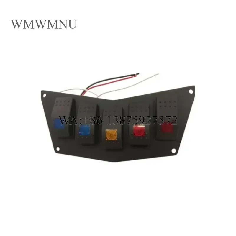 Wmwmnu 4 Gang Dash Panel ON OFF Rocker Switch for Polaris Ranger RZR 800S 900XP XP900 570