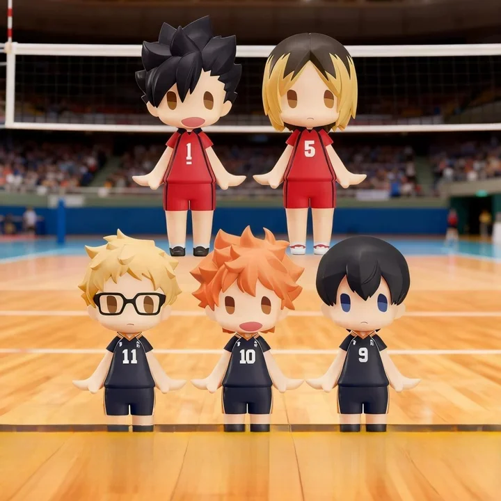 تمثال GSC للكرة الطائرة للأولاد Hello Sun Kazehaya Adow Mountain Fei Yang بمخلب واحد inding Moon Island ng Q Version