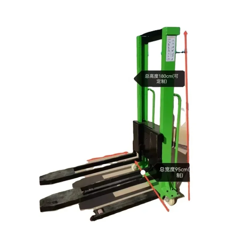 Highly sought after Durable Cross-border Self Loading/unloading Stacker Electric Pallet Lift 1000kg