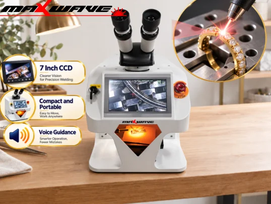 Portable 200W YAG Jewelry Laser Welding Machine 7 Inch CCD High Precision Welder for Gold Silver Platinum Jewelry Repair Tool