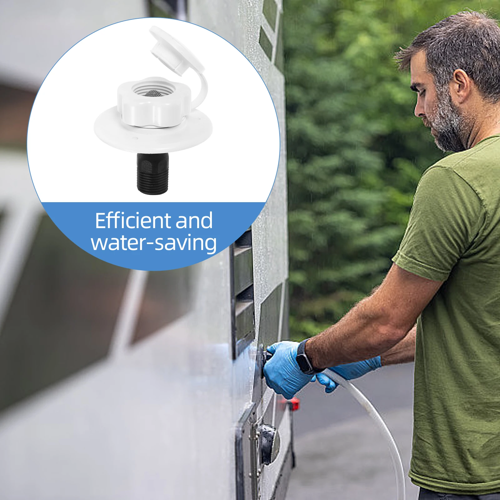 

Rv Water Inlet Valve Gravity Type Hatch Valve for Travel Trailer Camper Motorhome Water Connection Rv Parts Supply