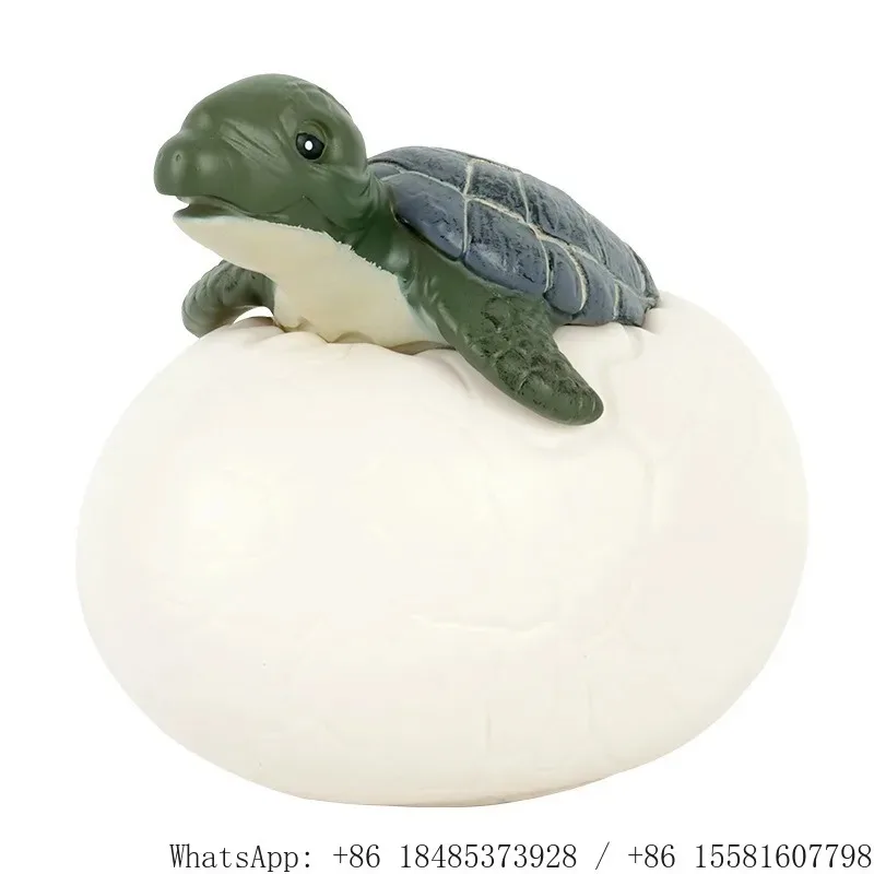 16 Color Adjustable Turtle Egg Shape 3D LED Night Light Wireless Remote Control Bedroom Soft Ambient Lighting Decor