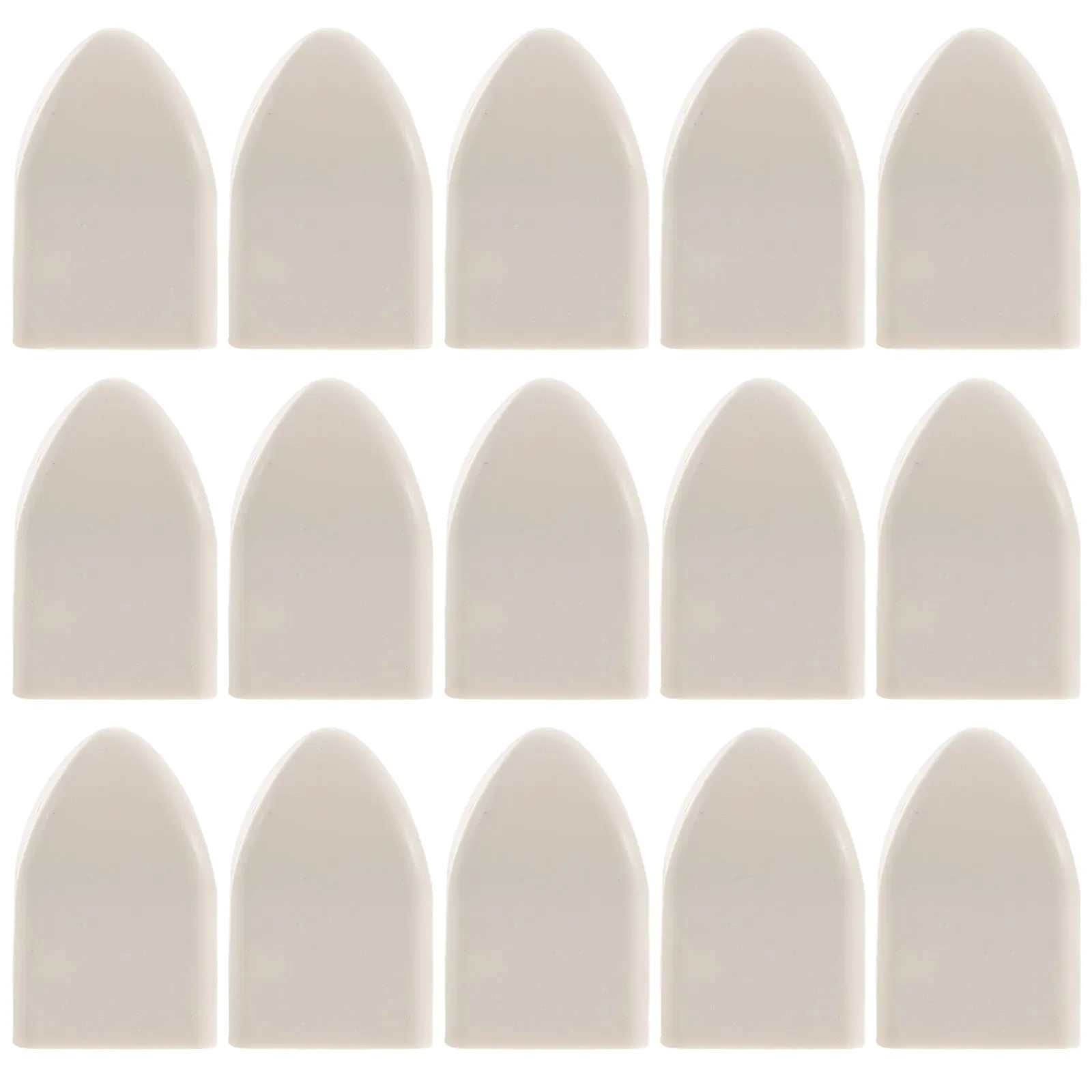 

50 Pcs Fence Post Caps Guardrail Protective Hat Square Railing Cover Plastic White Durable Weather Resistant Temperature