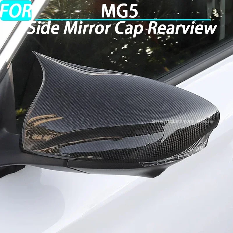 Car Side Mirror Cap Rearview Cow Corner Mirror Retrofit Cover for MG5 Exterior Accessories 2021 2022 2023