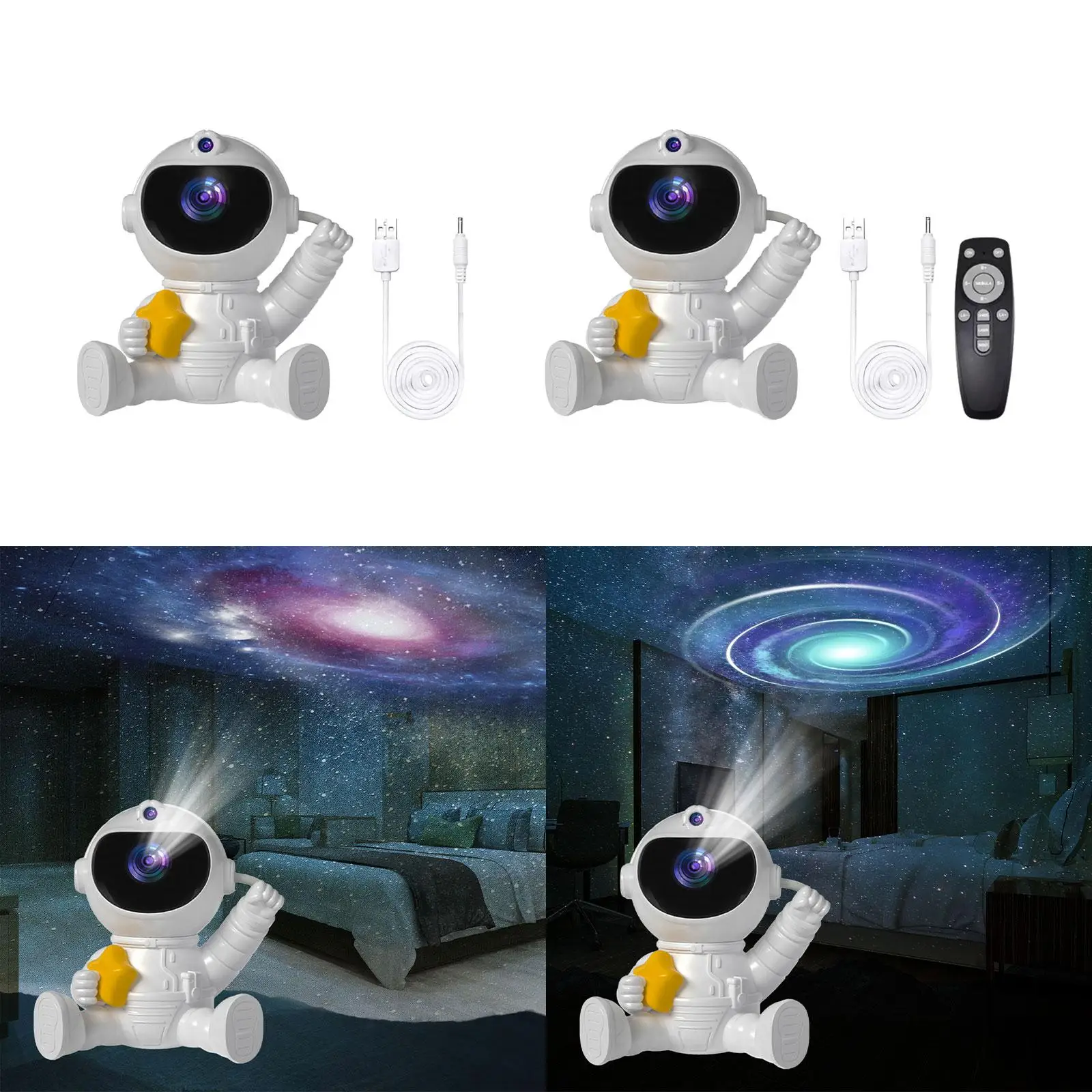 Astronaut Light Projector, Star Projector, Decorative Night Light Ceiling