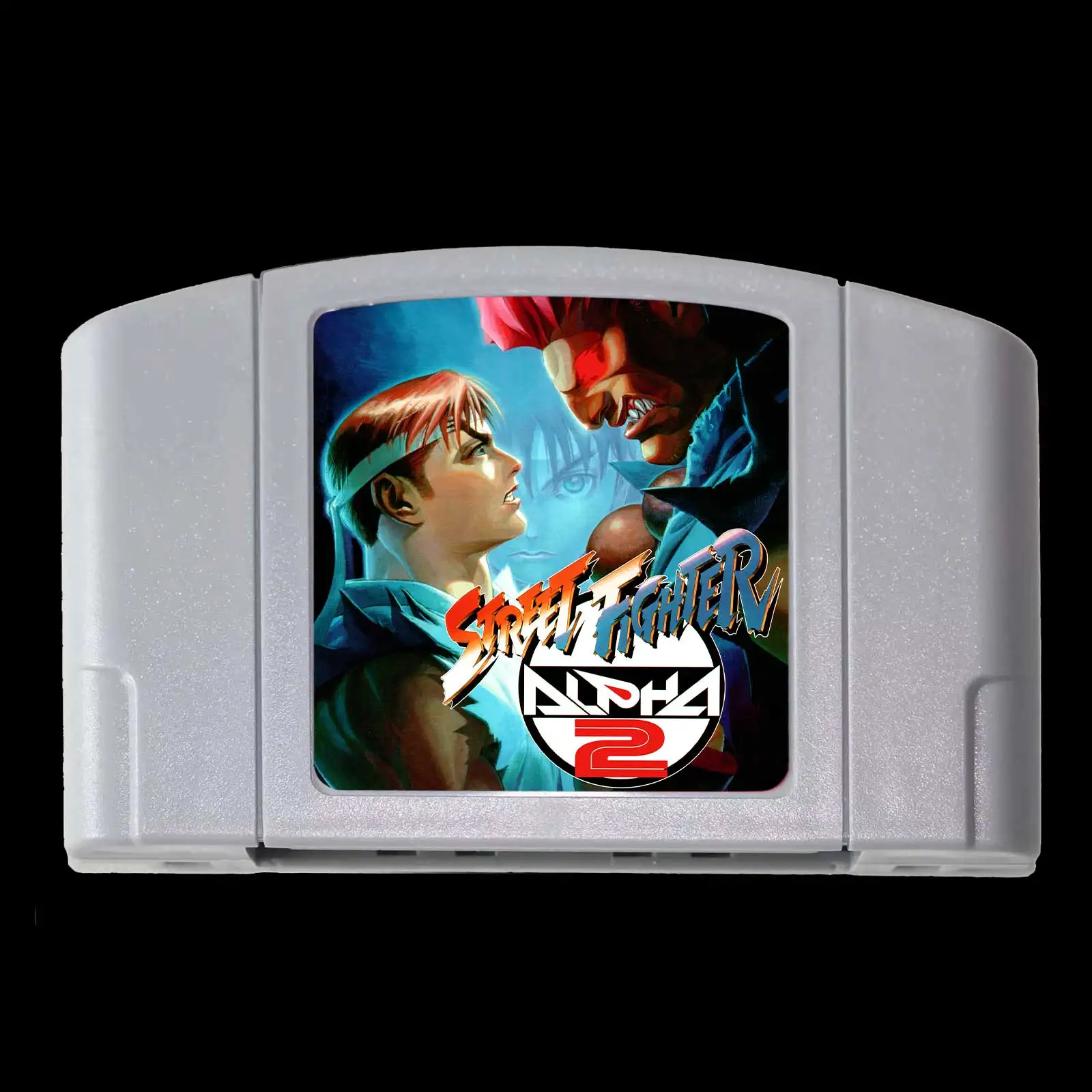64 Bit Games ** Street Fighter Alpha 2  Cartridge( English USA Version!! )