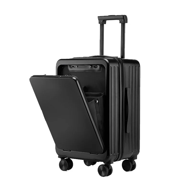 Front opening multifunctional trolley universal wheel suitcase LY1149