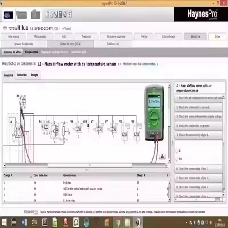 HAYNES PRO vivid Workshop Data 2018.01v Catálogo de Piezas Automotrices Atris-Technik Europa - Software de Reparación Más Recien