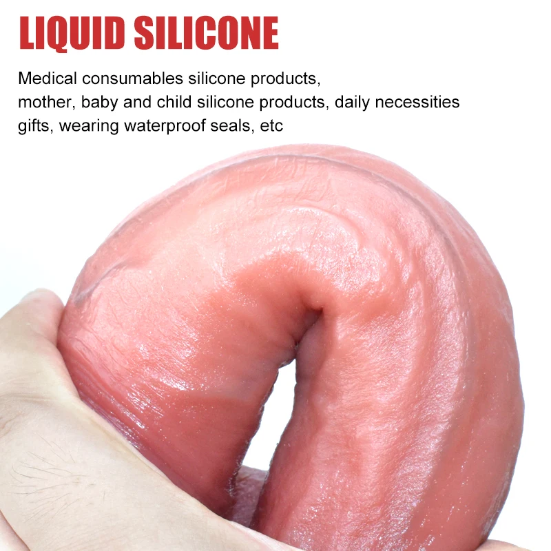 8.6-inch Realistic Fake Penis Adult Sex Toy, Female Masturbator, Huge Fake Penis, Soft Silicone Suction Cup, Penis