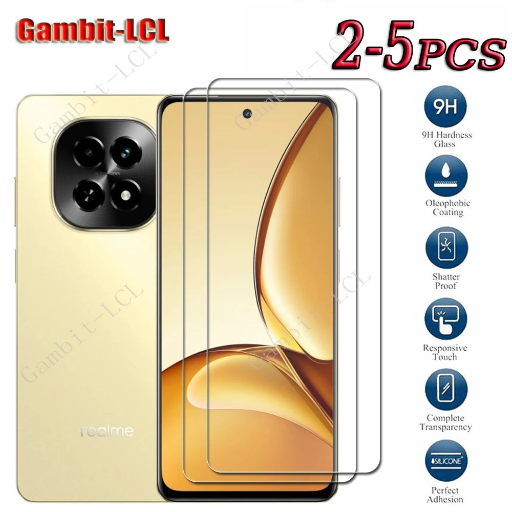 9H HD Original Tempered Glass For Realme C63 5G 6.67