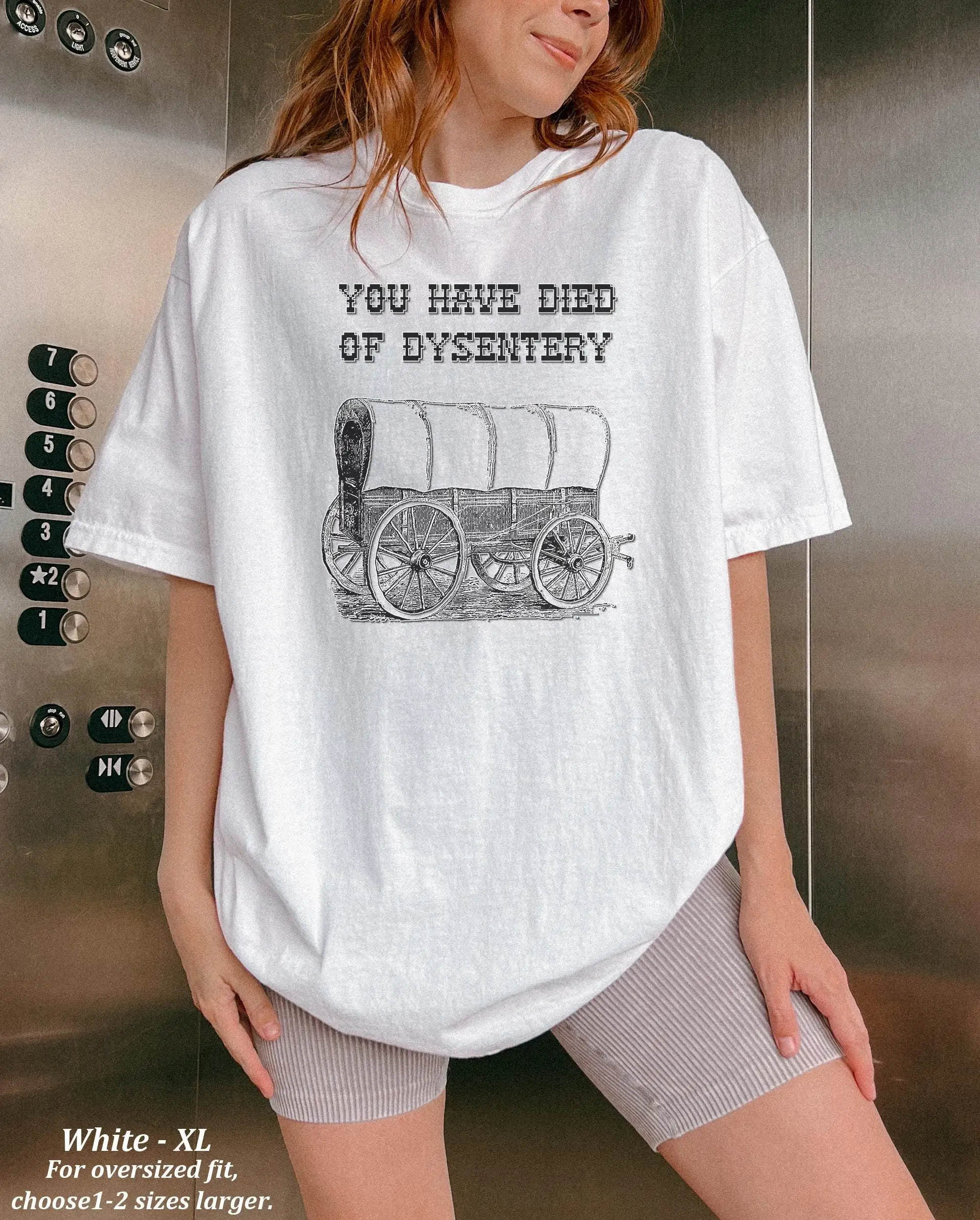 Футболка Comfort Colors You Have Died Of Dysentery 1900-х годов в стиле ретро, вестерн, винтажная игра с надписью