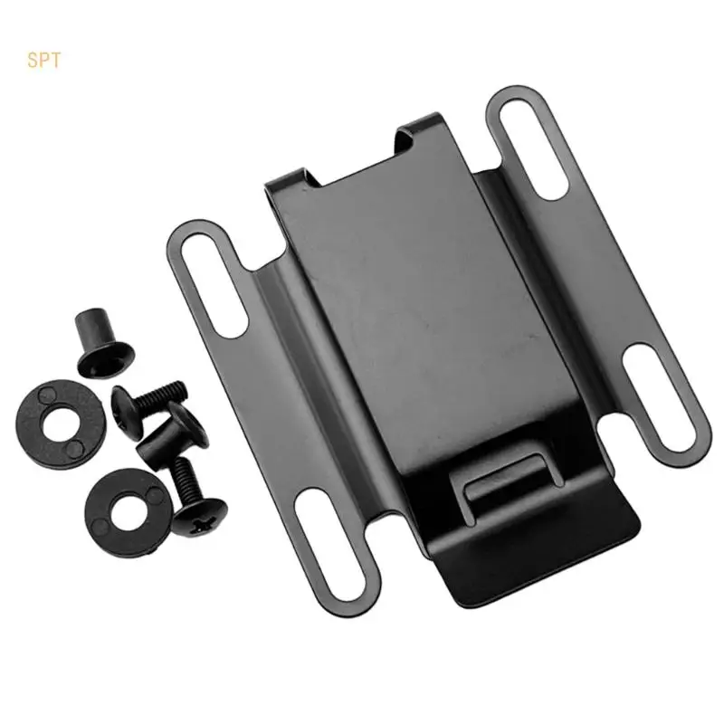 Stainless Steel K Sheath Scabbard Belt Clips Universal Quick Clips with Screws Knife Scabbard Waist Clip Durable 714F